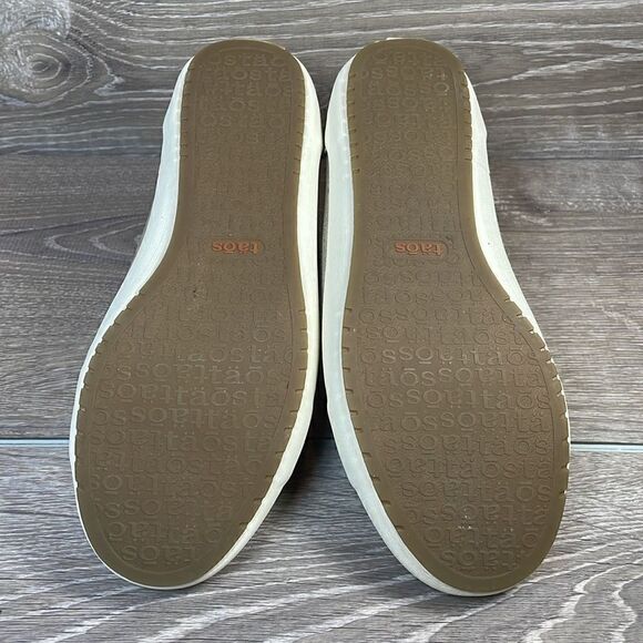 Taos Star Green Sage Distressed Khaki Canvas Women’s Sz 6/EU 37 Low Lace Up Shoe - Picture 7 of 11